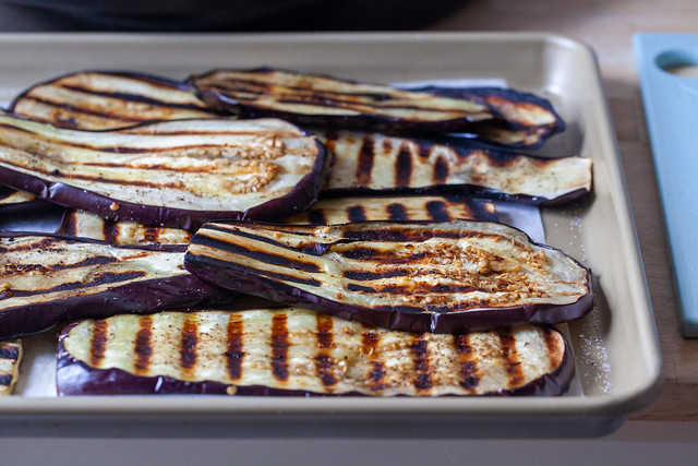 grilled eggplant planks